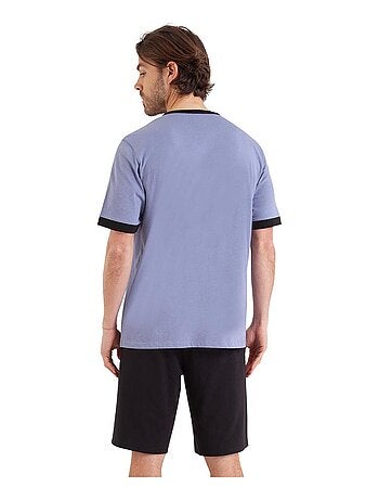 Pyjama court col V homme Ecopack Construction Athena