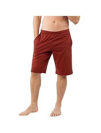 Pyjama court col V homme Mercerisé Eminence