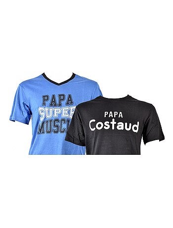 Pyjama Court COTON - Pack de 2