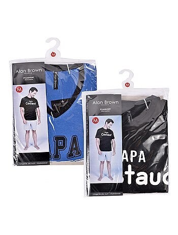 Pyjama Court COTON - Pack de 2