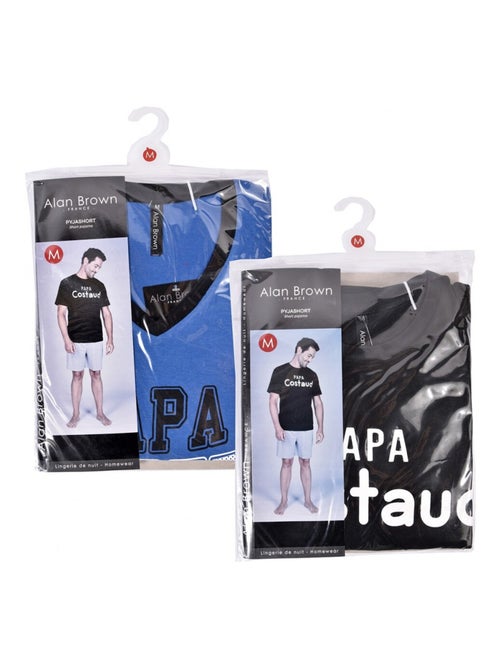 Pyjama Court COTON - Pack de 2 - Kiabi