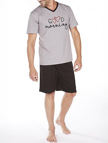 Pyjama Court COTON - Pack de 2
