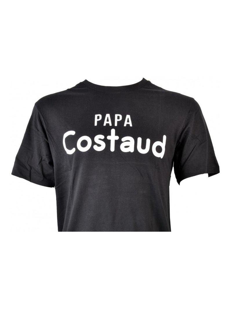 Pyjama Court COTON Noir Gris - Kiabi