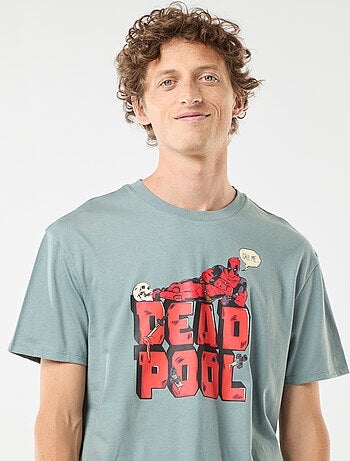 Pyjama court 'Deadpool' 'Marvel' t-shirt manches courtes + short - 2 pièces