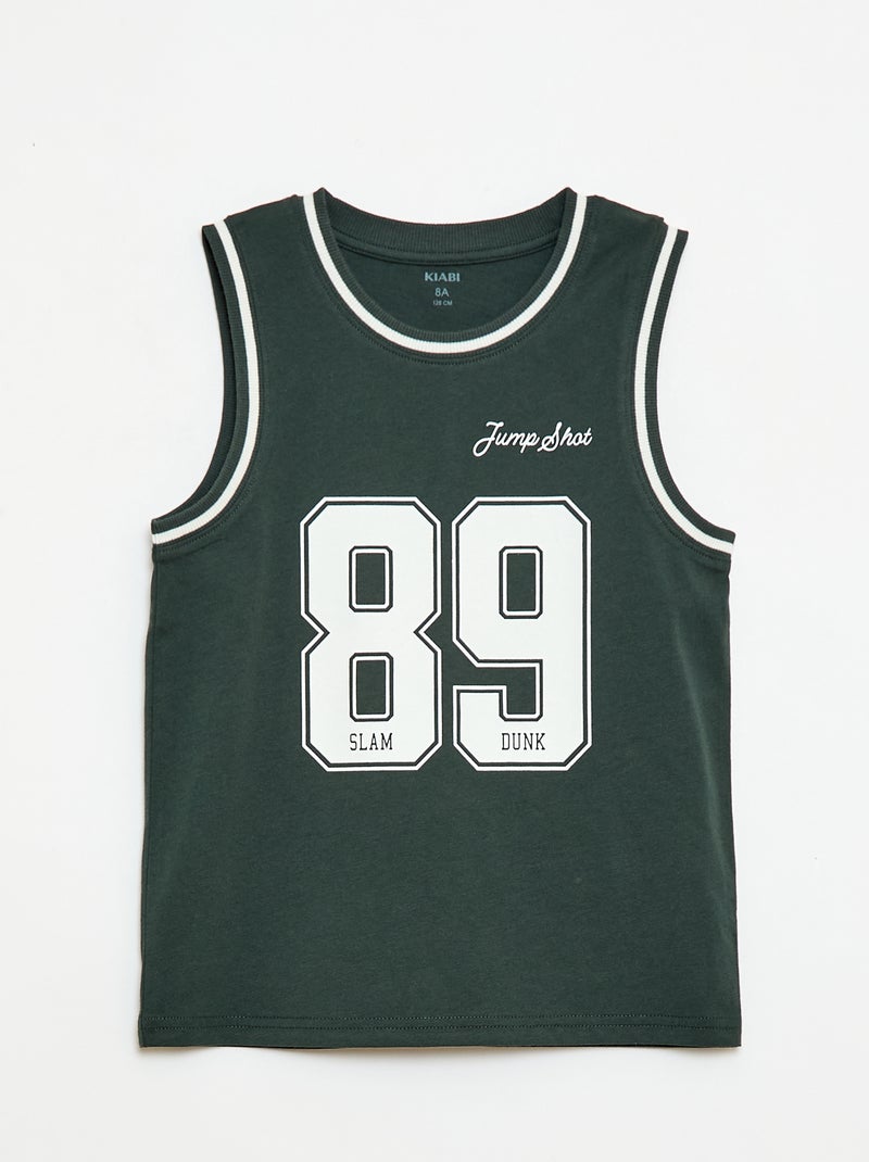 Pyjama court débardeur + short - 2 pièces Bleu - Kiabi