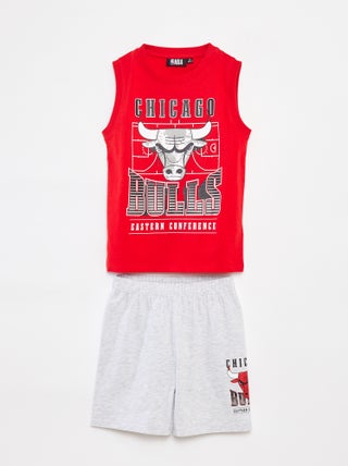 Pyjama court débardeur + short - 2 pièces 'NBA'