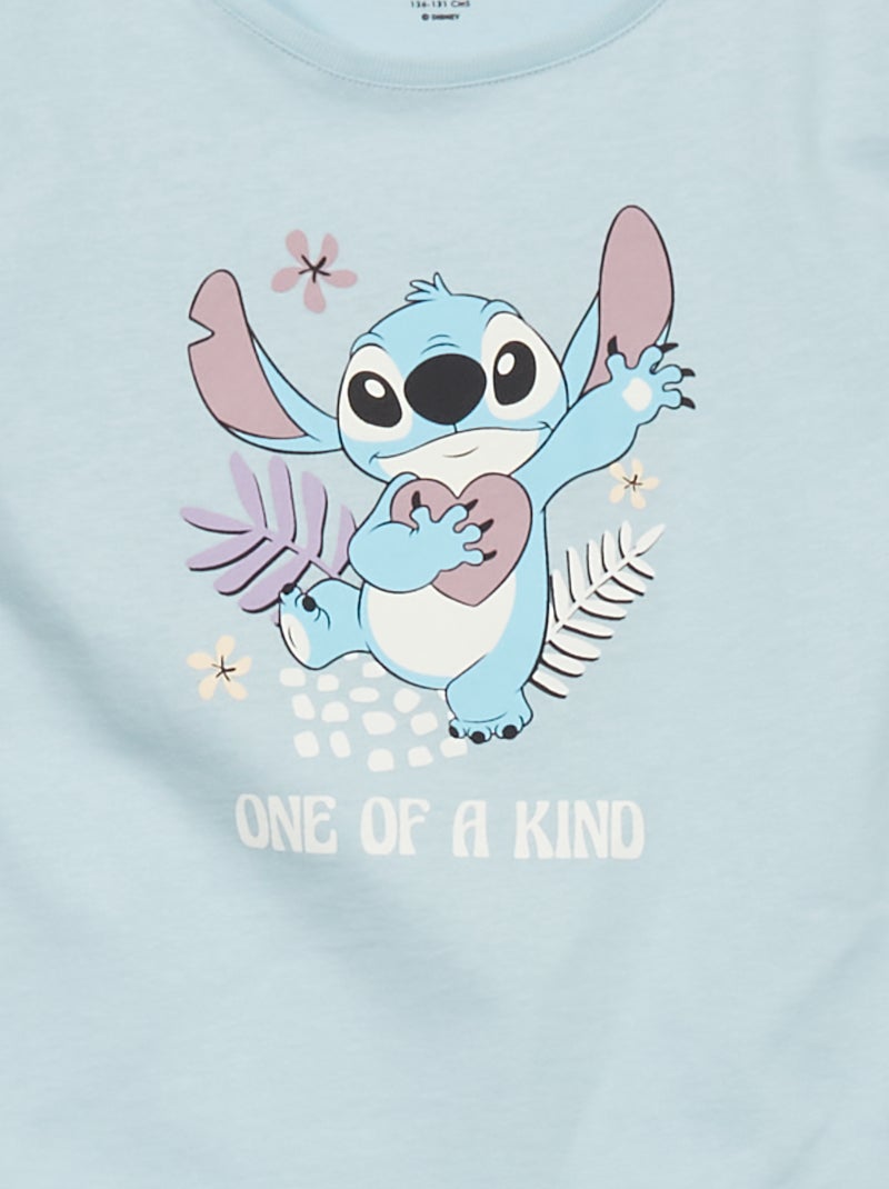 Pyjama court 'Disney'- 2 pièces Bleu - Kiabi