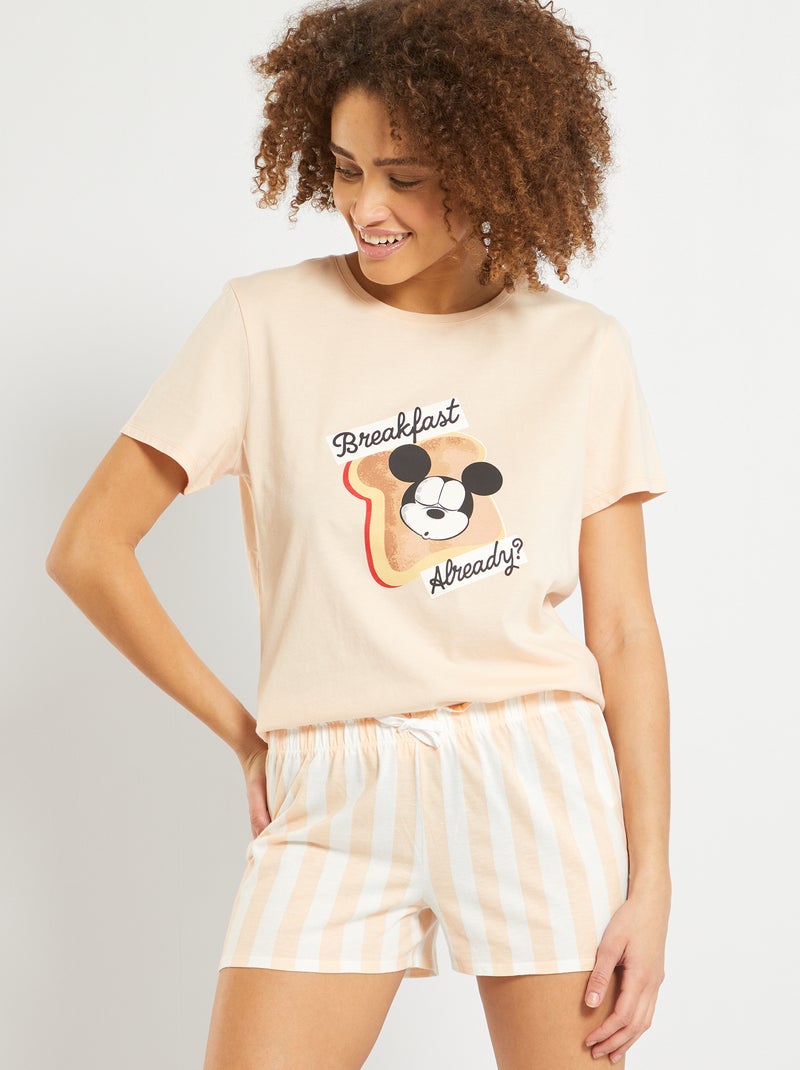 Pyjama court 'Disney' Pêche - Kiabi