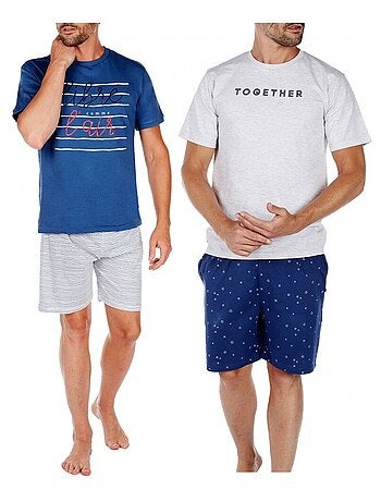 Pyjama Court DODO HOMEWEAR - Pack de 2