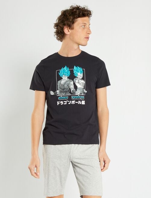 Pyjama t-shirt polo et short Vegeta • Tous en Pyjama !