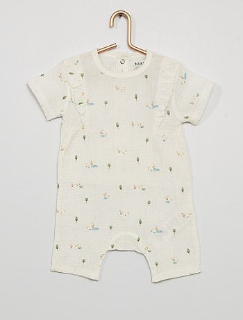 Pyjama court éco-conçu