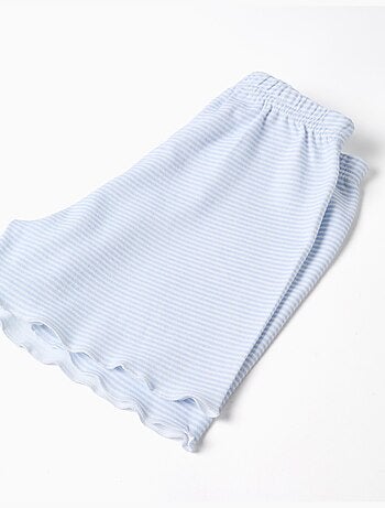 Pyjama court en coton avec imprimé Stitch