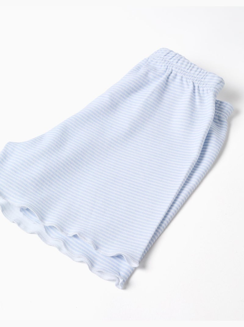 Pyjama court en coton avec imprimé Stitch Blanc - Kiabi