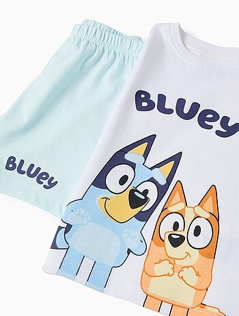 Pyjama Court en Coton Bluey