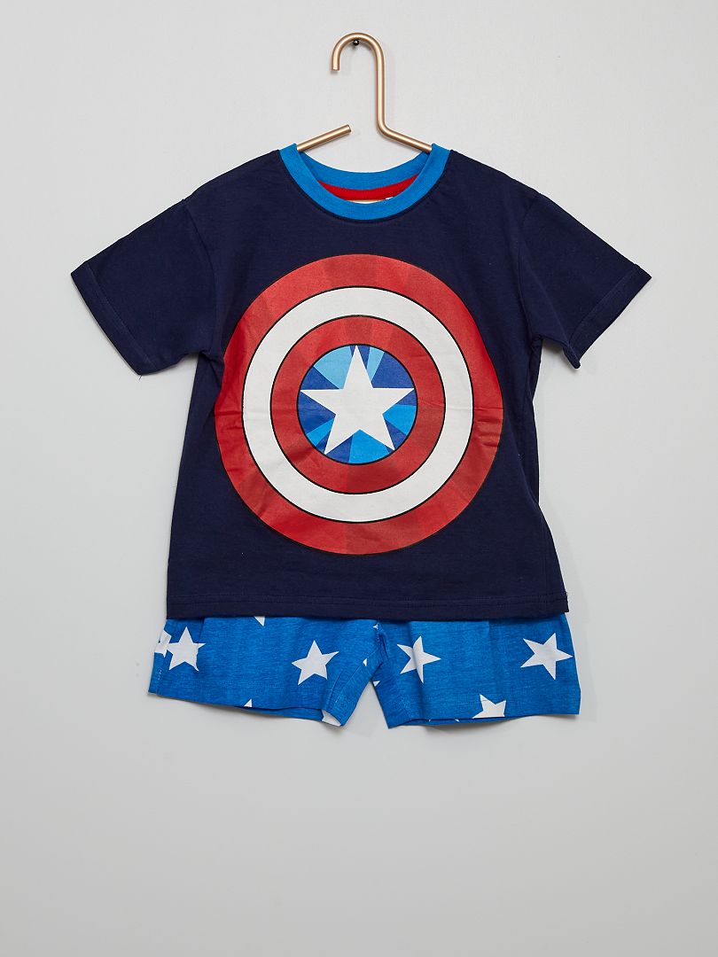 Tenue Captain America et bouclier, coffret enfant