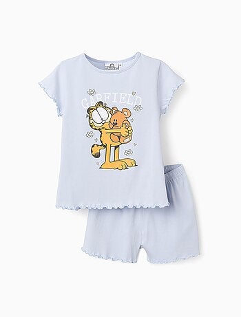Pyjama Court en Coton Garfield