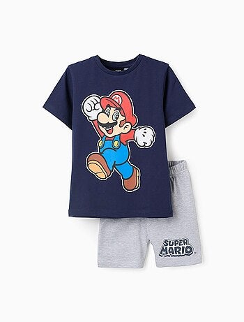 Pyjama Court en Coton Mario