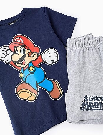 Pyjama Court en Coton Mario
