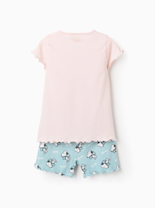 Pyjama Court en Coton Snoopy - Kiabi