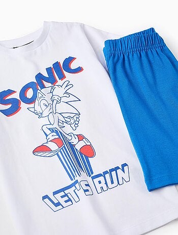 Pyjama Court en Coton Sonic
