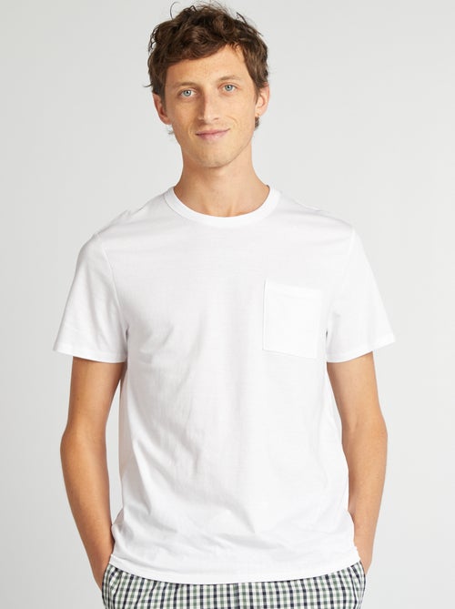 Pyjama court en popeline - 2 pièces - Kiabi