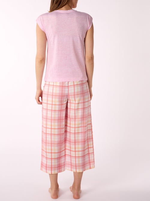 Pyjama court ENDLESS rose - MELISSA BROWN - Kiabi Pyjama court ENDLESS rose - MELISSA BROWN - Kiabi