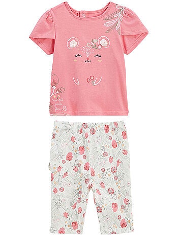Pyjama court enfant 2 pièces Anaelle