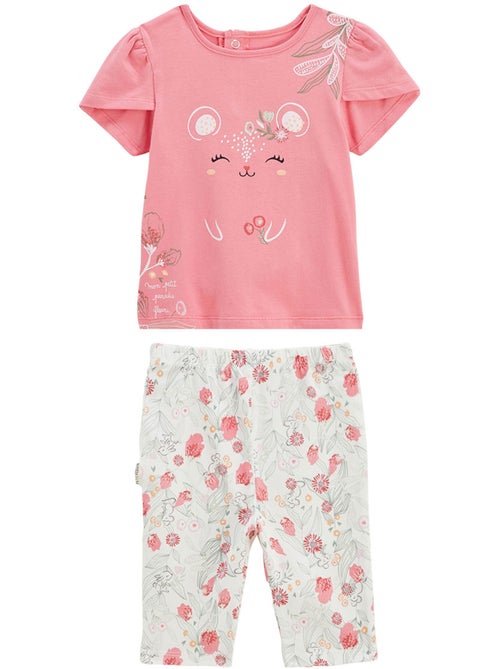 Pyjama court enfant 2 pièces Anaelle - Kiabi