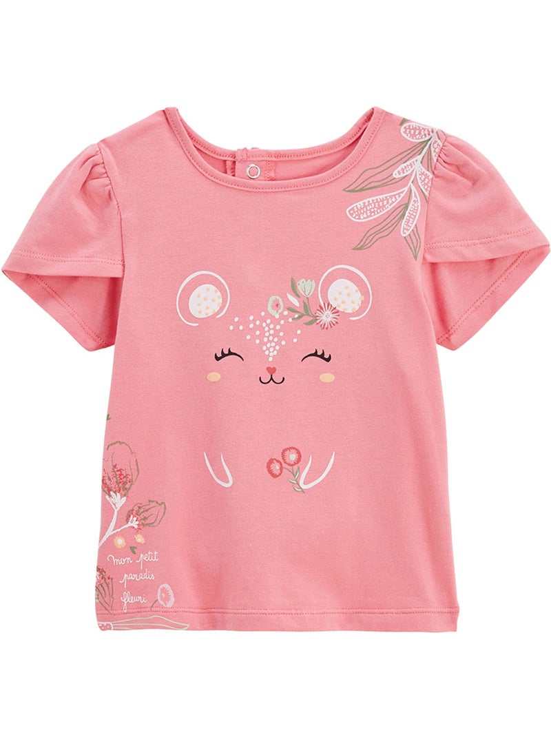 Pyjama court enfant 2 pièces Anaelle Rose - Kiabi