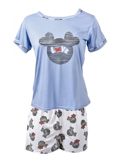 Pyjama Court Femme HUMORISTIQUE en Coton - Pack de 3 - Kiabi