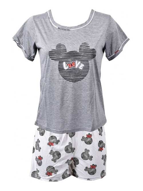 Pyjama Court Femme HUMORISTIQUE en Coton - Pack de 3 - Kiabi