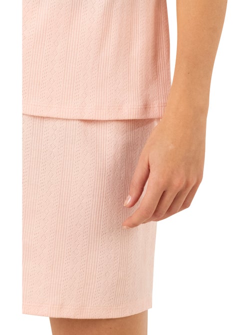 Pyjama court femme maille athena - Kiabi Pyjama court femme maille athena - Kiabi