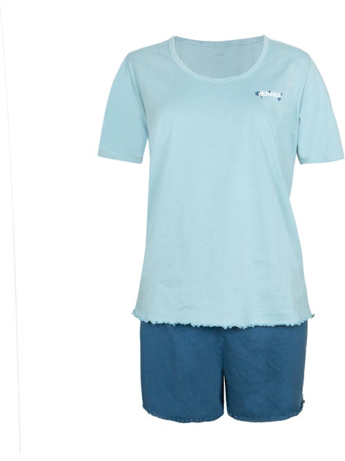 Pyjama court femme My Petit Prix - Kiabi