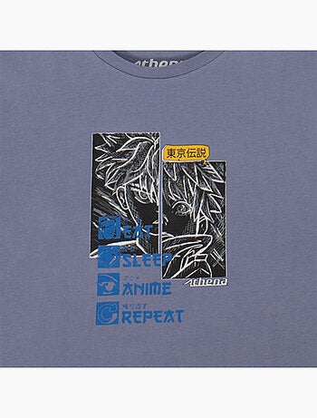 Pyjama court garçon Ecopack manga Athéna