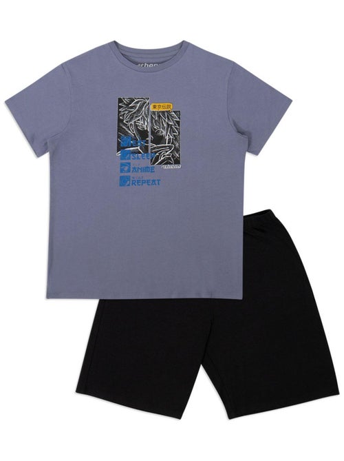 Pyjama court garçon Ecopack manga - Kiabi
