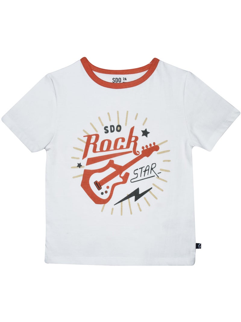 Pyjama court garçon Regner Orange - Kiabi