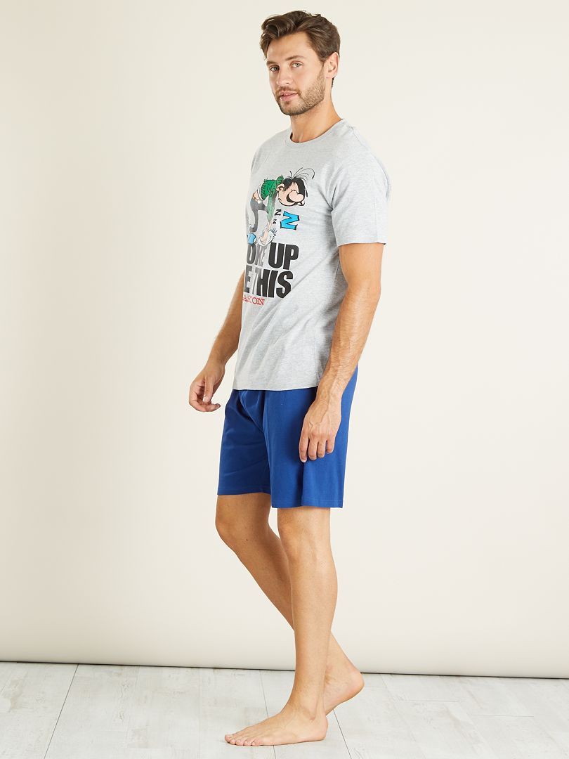 pyjama-court-gaston-lagaffe-gris-bleu-kiabi-18-00