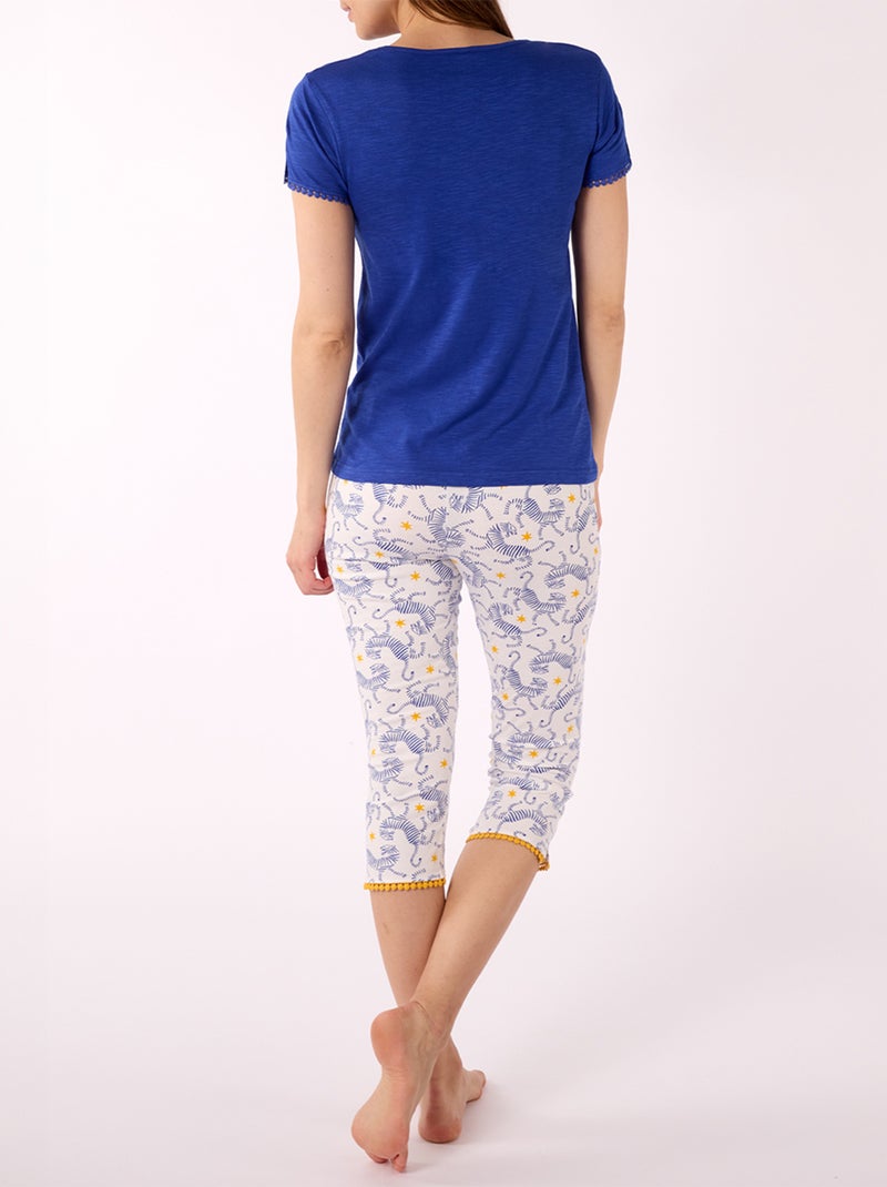 Pyjama court   GHANA bleu - MELISSA BROWN Bleu foncé - Kiabi