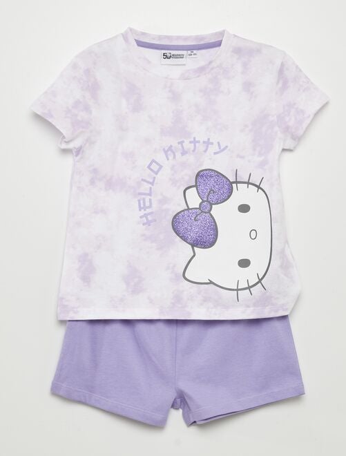 Pyjama court 'Hello Kitty' - 2 pièces - Kiabi