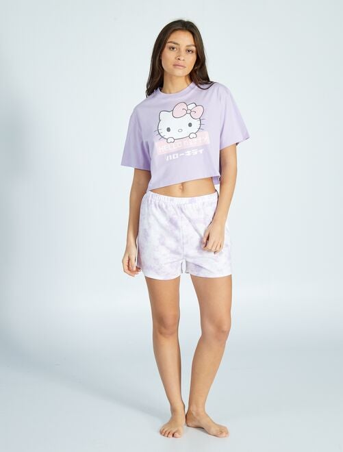 Pyjama court 'Hello Kitty' - 2 pièces - Kiabi