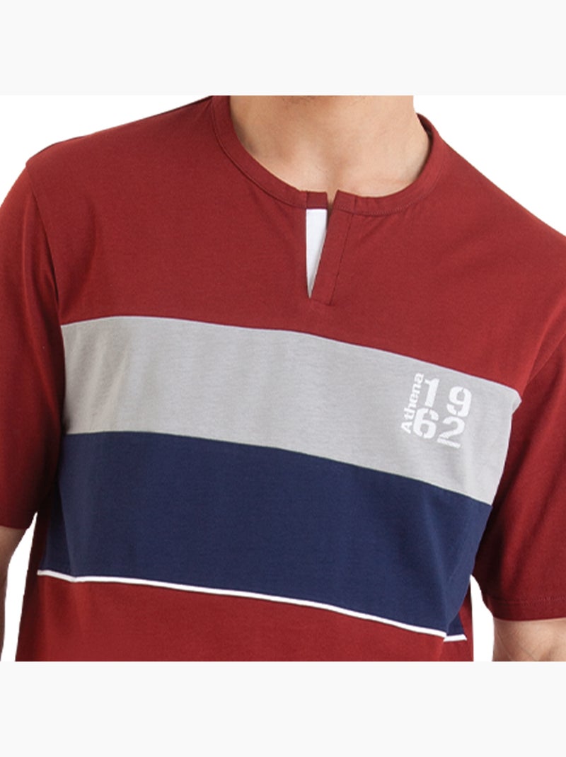 Pyjama court homme Chic Athena Multicolore - Kiabi