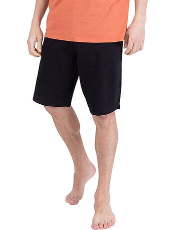 Pyjama court col rond homme ecopack sérigraphie athena