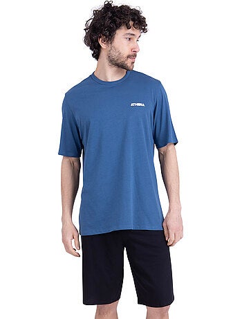 Pyjama court col rond homme my petit prix athena