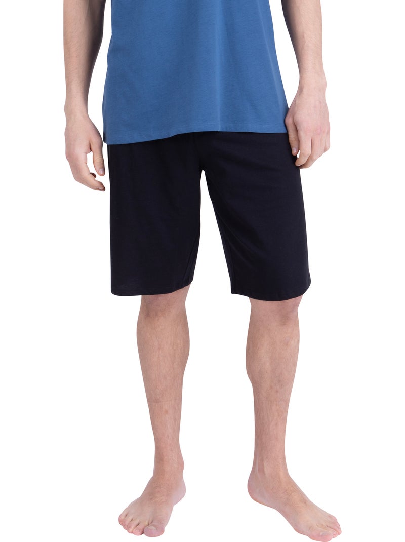 Pyjama court homme my petit prix athena Bleu Bleu Blanc - Kiabi