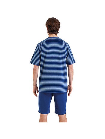Pyjama court homme Rayures Fish & Chips Athena