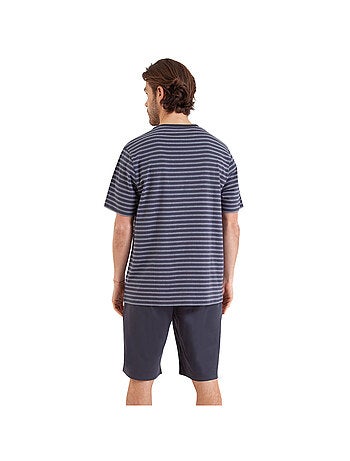 Pyjama court homme Rayures Fish & Chips Athena