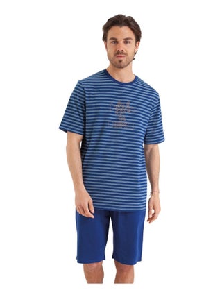 Pyjama court homme Rayures Fish & Chips