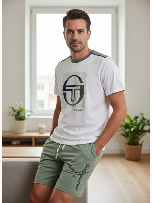 Pyjama Court Homme Sergio Tacchini - Kiabi