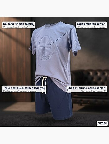Pyjama Court Homme Sergio Tacchini