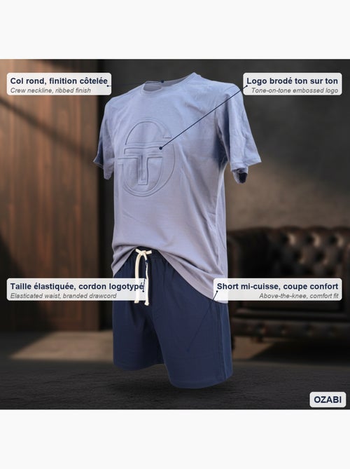 Pyjama Court Homme Sergio Tacchini - Kiabi Pyjama Court Homme Sergio Tacchini - Kiabi